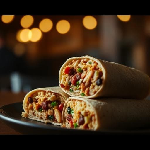 High-Protein Chicken & Bean Freezer Burritos