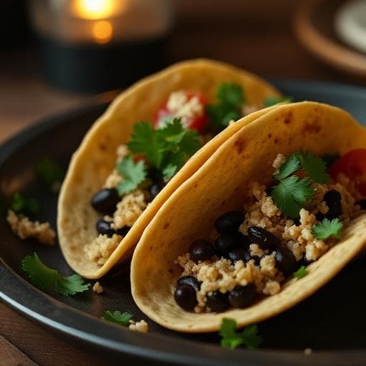 High-Protein Black Bean & Quinoa Tacos