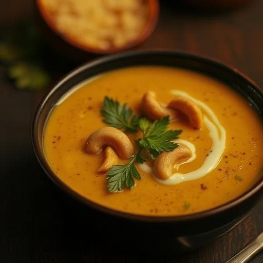 Cashew‑Cream Panang Curry (Coconut‑Free)
